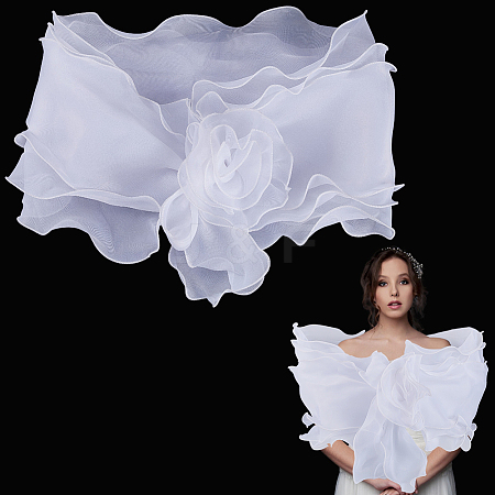 Chiffon Shawl AJEW-WH20054-037C-1