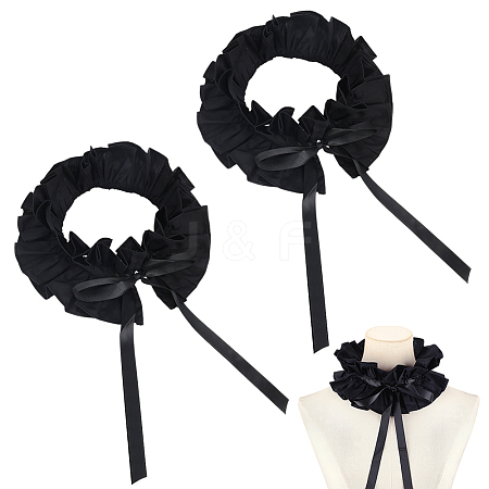 Polycotton Faux Collar AJEW-WH0481-131B-1