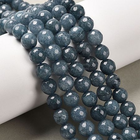 Natural Malaysia Jade Bead Strands G-A147-8mm-A01-1