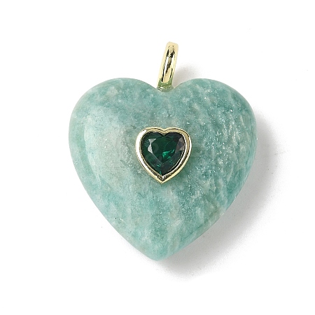 Natural Amazonite Pendants G-C274-04E-1