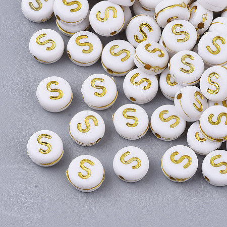 Plating Acrylic Beads LS-PACR-R242-01S-1