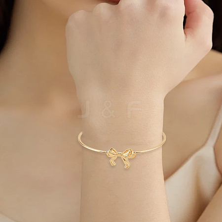 1Pc 304 Stainless Steel Cuff Bangles BJEW-LP0003-31G-1