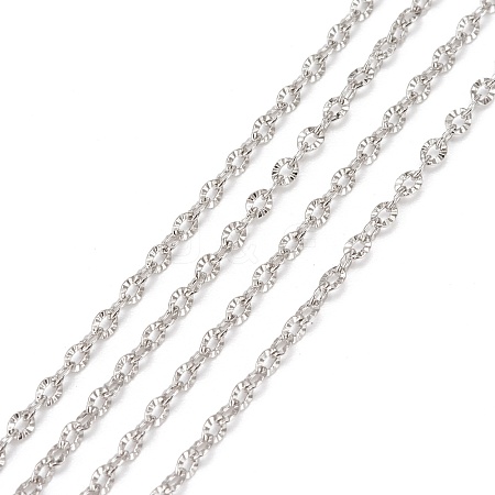 Tarnish Resistant 304 Stainless Steel Cable Chains CHS-N002-02B-P-1