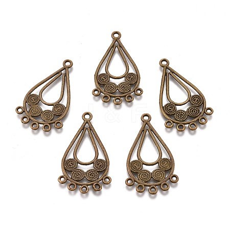 Tibetan Style Alloy Chandelier Components Links PALLOY-M186-05AB-RS-1