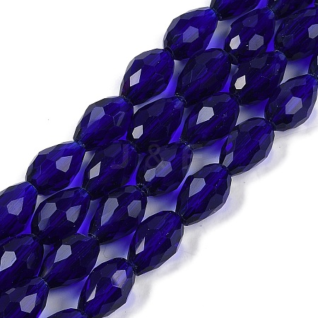 Transparent Glass Beads Strands X-EGLA-N013-T6mm-D07-1