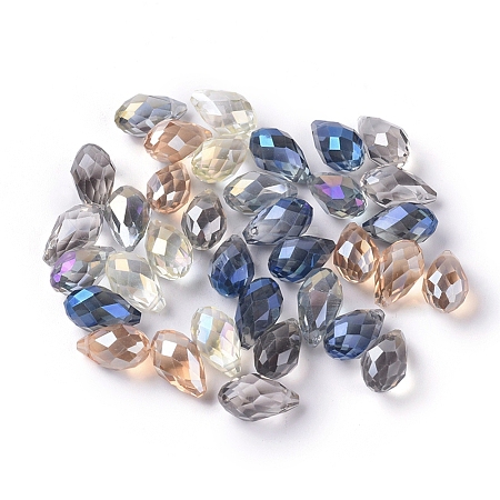 Eletroplated Glass Beads EGLA-R013-13x8mm-M-1