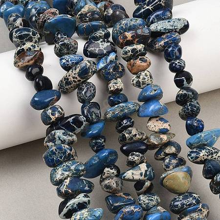 Natural Imperial Jasper Beads Strands G-I123-05B-1