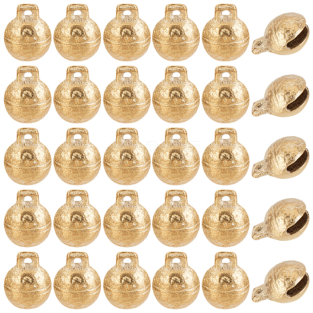 Gorgecraft Brass Bell Pendants FIND-GF0002-87-1