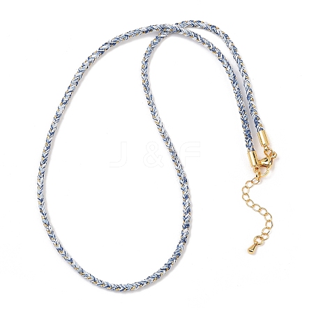 2.5MM Round Nylon Cotton Cord Necklace Making NJEW-C106-01G-11-1
