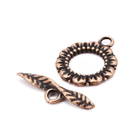 Tibetan Style Toggle Clasps RLF11359Y-NF-1