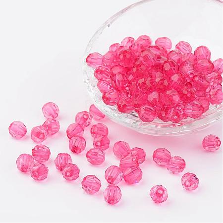Transparent Acrylic Beads DB6mmC-14-1