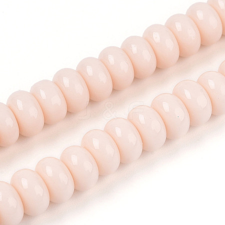 Opaque Spray Painted Glass Beads X-GLAA-ZX008-8mm-18H-1