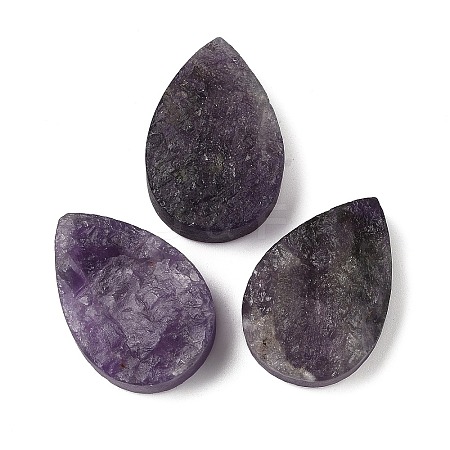 Natural Amethyst Cabochons G-K338-40C-01-1