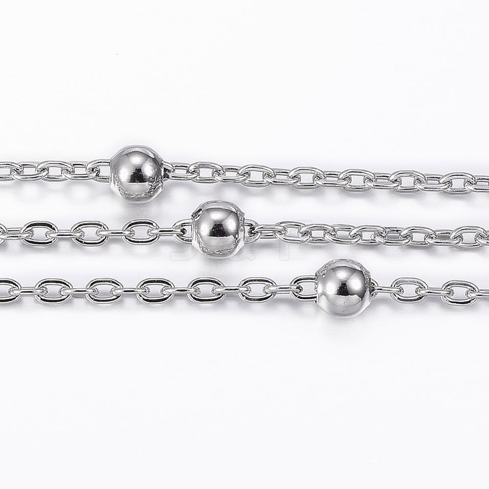 Wholesale 304 Stainless Steel Cable Chains - Jewelryandfindings.com