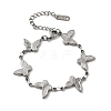 304 Stainless Steel Link Bracelets for Women LS-BJEW-Q041-01C-P-2
