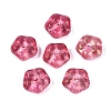 Spray Painted Glass Beads DGLA-R052-002-B06-1