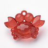 Transparent Acrylic Pendants TACR-T002-14-2