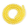 Electroplate Transparent Glass Beads Strands GLAA-T032-T4mm-AB12-A-3