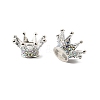 Alloy Rhinestone Crown Beads FIND-NH0001-19S-2