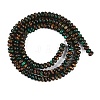 Assembled Natural Malachite & Bronzite Beads Strands G-A230-C02-01-3