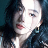 Resin and Brass Hoop Earrings for Women FS-WGF4F65-01-3