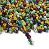 6/0 Opaque Colours Seep Glass Beads X-SEED-M006-M-4