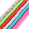 Handmade Polymer Clay Bead Strands CLAY-N011-55-1