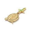 Brass Charms KK-B059-52G-E-3