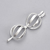 Rack Plating Brass Cage Pendants LS-KK-S751-064S-3