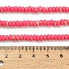 Synthetic Imperial Jasper Beads Strands G-L635-A09-4x2mm-06-6
