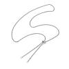 304 Stainless Steel Slider Necklace Makings AJEW-JB01259-02-1