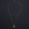 201 Stainless Steel Pendant Necklaces NJEW-S105-JN560-40-2-2