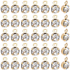 50Pcs Brass Pendants KK-BBC0025-91A-7