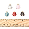 24Pcs 5 Styles Alloy Enamel Pendants ENAM-FS0002-94-5