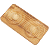 Beech Wooden Jewelry Bracelet Finger Ring Diplay Holder Tray ODIS-WH0010-02J-02-1