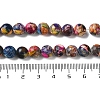 Natural Imperial Jasper Beads Strands G-I122-8mm-28-5