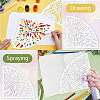 Acrylic Tie Dye Stencils Reusable Art Painting Template DIY-WH0429-005-3