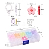 DIY Candy Color Flower Pendant Necklace Making Kit DIY-YW0005-24-3