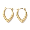 Rack Plating 304 Stainless Steel Hoop Earrings for Women EJEW-Z026-31G-1