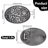1Pc Zinc Alloy Buckles AJEW-GF0012-89AS-2