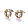 304 Stainless Steel Stud Earrings EJEW-L241-02C-1