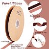Single Face Velvet Ribbons OCOR-WH0080-14C-01-2