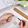 304 Stainless Steel with Clear Glass Rectangle Pendant Urn Ashes Necklaces for Women Men NJEW-WH0013-83G-3