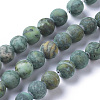 Natural Map Stone Picasso Jasper Beads Strands LS-G-F668-18-8mm-1