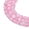 Natural Selenite Beads Strands G-Q162-A01-01B-03-4