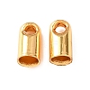Brass Cord Ends KK-C157-10A-G-1