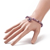 Natural & Synthetic Gemstone Beads Stretch Bracelets BJEW-JB09206-3