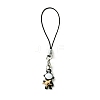 SUPERFINDINGS Spaceman Style Cell Phone Straps HJEW-FH0006-47-2