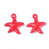 Transparent Acrylic Pendants TACR-T005-16-2