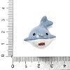 Marine Theme Opaque Resin Pendants RESI-P047-01G-P-3